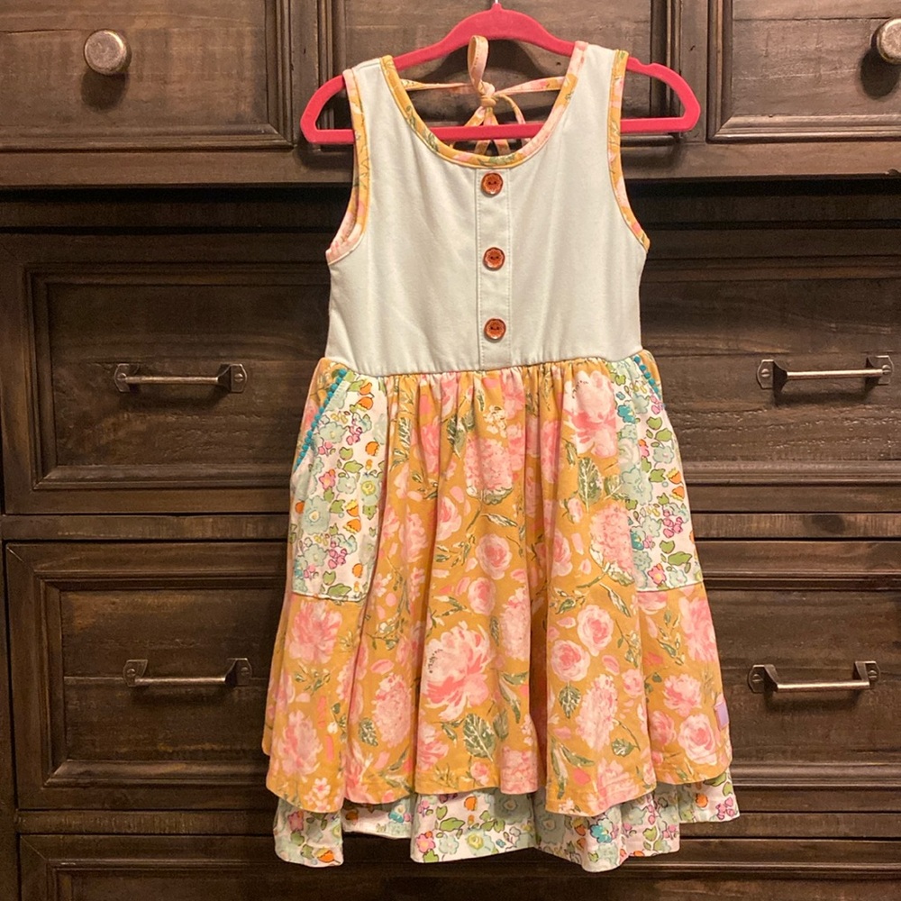 Sweet Honey floral knit dress